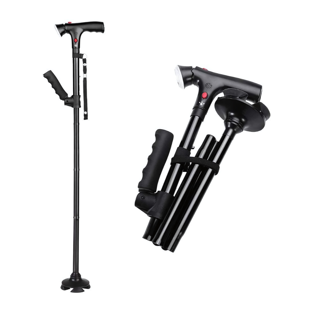 BalanceGuard Elite - Walking stick, Folding Canes for Seniors & Adults